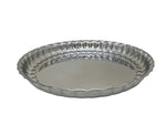 13.75"x2" ROUND TRAY-SILVER