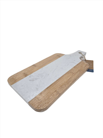 16.5"x7.75" CUTTING BOARD W/MARBLE