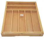 14"x17.75" BAMBOO EXPANDABLE CUTLERY TRAY