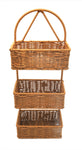 " 22""x8.5"" 3 TIER WOODEN STORAGE RACK