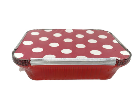 10"x7"x2.5" FOIL PAN W/COVER-10CT