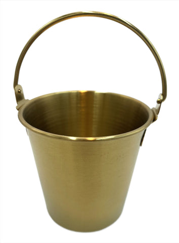 4.25"x4.25" ICE BUCKET - GOLD