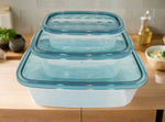 3 PC PLASTIC FOOD STORAGE-RECTANGLE