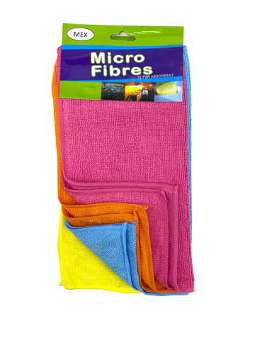 MICROFIBER CLEANING CLOTH-4 CT