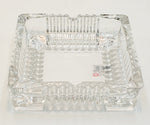 6" GLASS ASH TRAY-SQUARE