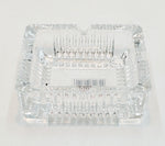 4" GLASS ASH TRAY-SQUARE