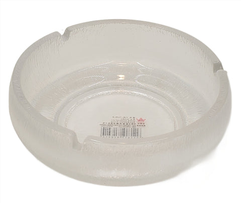 5.5"x2" GLASS ASHTRAY-ROUND