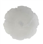 8" FROSTED GLASS PLATE-ROUND