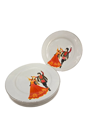 8" DESSERT PLATE SET- 6 PC