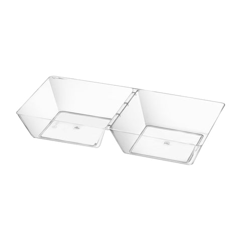 2 SECTION MINI DISH- 12 PCS