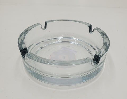 4" GLASS ASHTRAY-ROUND