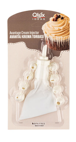 CREAM ICING BAG W/TIPS