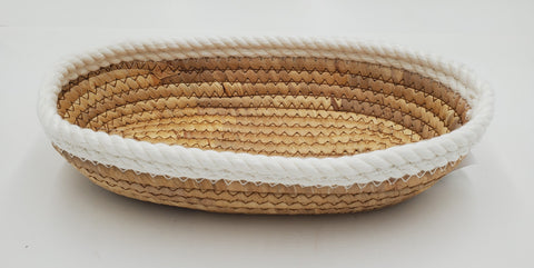 11"x6.5"x2.7"OVAL BREAD BASKET