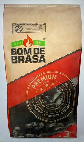 3 KG HARDWOOD CHARCOAL  BRAZIL