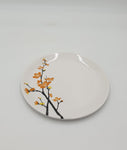 9" MELAMINE PLATE-YELLOW FLOWER - 24/CS