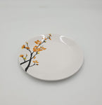 7.5" MELAMINE PLATE-YELLOW FLOWER - 48/CS