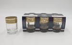 6 PC SHOT GLASS-GOLD