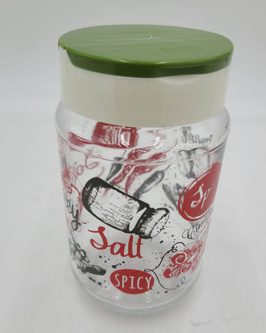 12.5 OZ GLASS SPICE SHAKER