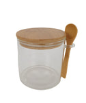 GLASS JAR W/ SPOON-MEDIUM - 100/CS