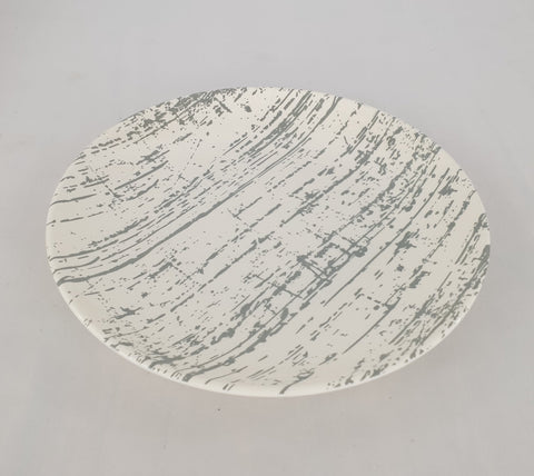 8" PLATE W/GRAY LINES - 168/CS