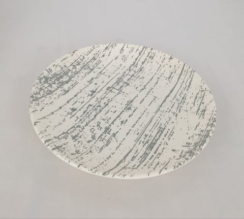 9" PLATE W/GRAY LINES - 132/CS