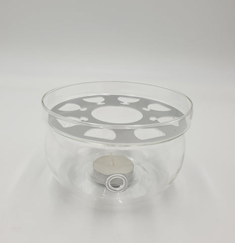 5"x3.5" GLASS WARMER-ROUND - 48/CS