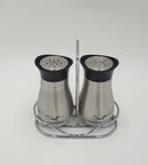 S/S SALT & PEPPER SHAKER SET - 72/CS