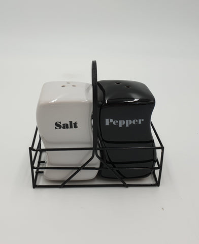 SALT AND PEPPER SHAKER W/STAND - 72/CS