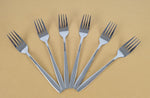 6PC FRUIT FORK - SILVER - 100/CS