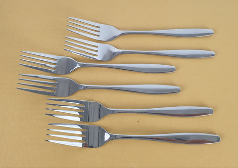 6PC DINNER FORK-SILVER - 100/CS