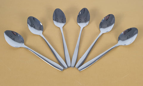 6PC TEA SPOON - SILVER - 100/CS