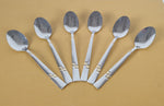 6PC DINNER SPOON-GOLD/SILVER - 100/CS