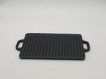 18"x9.75"- CAST IRON GRIDDLE PAN-RECTANGULAR - 6/CS