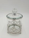 4" x 5"  CANISTER - SILVER- MEDIUM - 24/CS