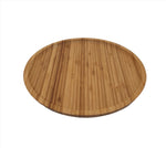 13.75" BAMBOO ROUND TRAY - 30/CS