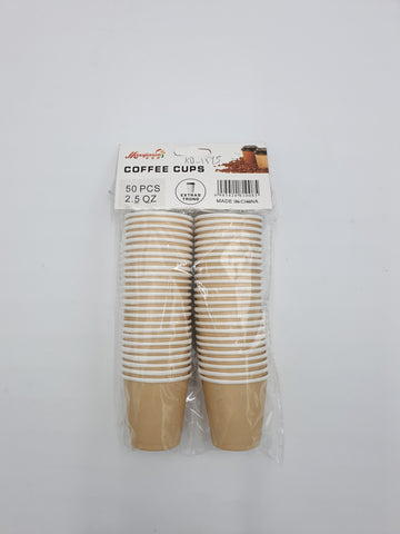 2.5OZ COFFEE CUP-50 PCS - 48/CS