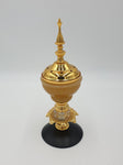 6"x3"  INCENSE BURNER-GOLD - 48/CS