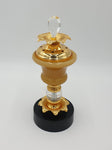 7"x4" INCENSE BURNER-GOLD - 48/CS