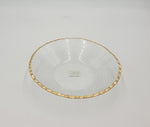 8.5"x3" BOWL W/GOLD-ROUND - 18/CS