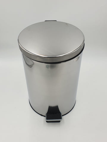 20 L S/S TRASH CAN - 8/CS