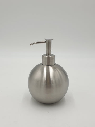 7" SOAP DISPENSER-SILVER - 96/CS