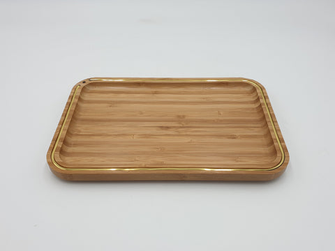 11.5" WOODEN PLATE -RECTANGULAR-48/CS