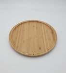 11.5" WOODEN PLATE - ROUND - 24/CS