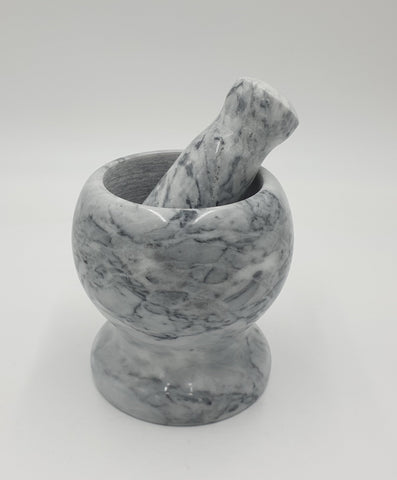 MARBLE MORTAR & PESTLE - 12/CS