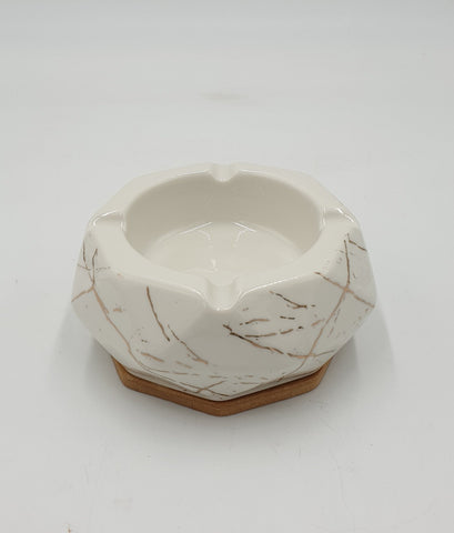 4.5" ROUND ASHTRAY-MARBLE - 48/CS