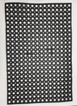 OUTDOOR MAT- BLACK W/HOLES - 15/CS