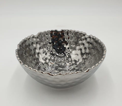 5.5"x3" BOWL-SILVER-ROUND - 72/CS