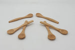 6PC WOODEN BAMBOO SPOON-SHORT - 500/CS