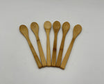 6PC WOODEN BAMBOO SPOON - 500/CS