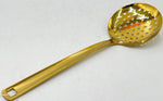 10.25"X3.25" S/S SLOTTED SERVER - GOLD